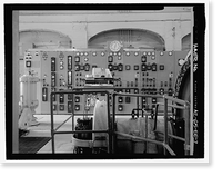 Historic Framed Print, Childs-Irving Hydroelectric Project, Childs System, Childs Powerhouse, Forest Service Road 708/502, Camp Verde vicinity, Yavapai County, AZ - 7,  17-7/8" x 21-7/8"