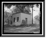Historic Framed Print, Childs-Irving Hydroelectric Project, Childs System, Office, Forest Service Road 708/502, Camp Verde vicinity, Yavapai County, AZ,  17-7/8" x 21-7/8"