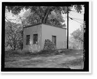 Historic Framed Print, Childs-Irving Hydroelectric Project, Childs System, Office, Forest Service Road 708/502, Camp Verde vicinity, Yavapai County, AZ,  17-7/8" x 21-7/8"