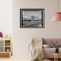 Historic Framed Print, Hart & Thrift Building, 401-407 East Weber Avenue, Stockton, San Joaquin County, CA - 2,  17-7/8" x 21-7/8"