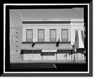 Historic Framed Print, Hart & Thrift Building, 401-407 East Weber Avenue, Stockton, San Joaquin County, CA - 7,  17-7/8" x 21-7/8"
