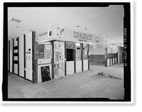 Historic Framed Print, Holiday Bowl, 3730 Crenshaw Boulevard, Los Angeles, Los Angeles County, CA - 19,  17-7/8" x 21-7/8"