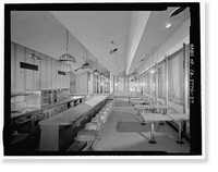 Historic Framed Print, Holiday Bowl, 3730 Crenshaw Boulevard, Los Angeles, Los Angeles County, CA - 27,  17-7/8" x 21-7/8"