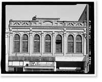 Historic Framed Print, Bower Building, 409-413 East Weber Avenue, Stockton, San Joaquin County, CA - 3,  17-7/8" x 21-7/8"