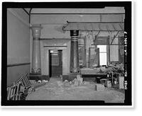 Historic Framed Print, Bower Building, 409-413 East Weber Avenue, Stockton, San Joaquin County, CA - 8,  17-7/8" x 21-7/8"