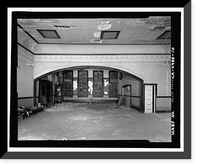 Historic Framed Print, Bower Building, 409-413 East Weber Avenue, Stockton, San Joaquin County, CA - 10,  17-7/8" x 21-7/8"