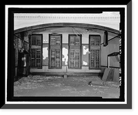 Historic Framed Print, Bower Building, 409-413 East Weber Avenue, Stockton, San Joaquin County, CA - 12,  17-7/8" x 21-7/8"