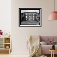 Historic Framed Print, Bower Building, 409-413 East Weber Avenue, Stockton, San Joaquin County, CA - 12,  17-7/8" x 21-7/8"