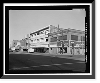 Historic Framed Print, Douglass-Wilhoit Building, 425-437 East Weber Avenue, Stockton, San Joaquin County, CA,  17-7/8" x 21-7/8"