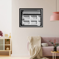 Historic Framed Print, Douglass-Wilhoit Building, 425-437 East Weber Avenue, Stockton, San Joaquin County, CA - 4,  17-7/8" x 21-7/8"