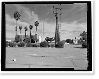 Historic Framed Print, March Air Force Base, Strategic Air Command, Combat Operations Center, 5220 Riverside Drive, Moreno Valley, Riverside County, CA - 2,  17-7/8" x 21-7/8"