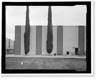 Historic Framed Print, March Air Force Base, Strategic Air Command, Combat Operations Center, 5220 Riverside Drive, Moreno Valley, Riverside County, CA - 5,  17-7/8" x 21-7/8"