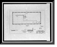 Historic Framed Print, March Air Force Base, Strategic Air Command, Combat Operations Center, 5220 Riverside Drive, Moreno Valley, Riverside County, CA - 5,  17-7/8" x 21-7/8"