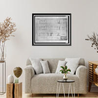 Historic Framed Print, March Air Force Base, Strategic Air Command, Combat Operations Center, 5220 Riverside Drive, Moreno Valley, Riverside County, CA - 6,  17-7/8" x 21-7/8"