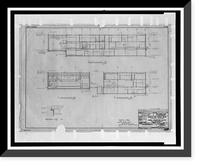 Historic Framed Print, March Air Force Base, Strategic Air Command, Combat Operations Center, 5220 Riverside Drive, Moreno Valley, Riverside County, CA - 7,  17-7/8" x 21-7/8"