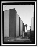 Historic Framed Print, March Air Force Base, Strategic Air Command, Combat Operations Center, 5220 Riverside Drive, Moreno Valley, Riverside County, CA - 8,  17-7/8" x 21-7/8"