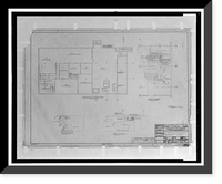 Historic Framed Print, March Air Force Base, Strategic Air Command, Combat Operations Center, 5220 Riverside Drive, Moreno Valley, Riverside County, CA - 8,  17-7/8" x 21-7/8"