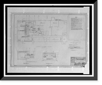 Historic Framed Print, March Air Force Base, Strategic Air Command, Combat Operations Center, 5220 Riverside Drive, Moreno Valley, Riverside County, CA - 9,  17-7/8" x 21-7/8"