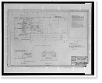 Historic Framed Print, March Air Force Base, Strategic Air Command, Combat Operations Center, 5220 Riverside Drive, Moreno Valley, Riverside County, CA - 9,  17-7/8" x 21-7/8"