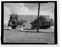 Historic Framed Print, March Air Force Base, Strategic Air Command, Combat Operations Center, 5220 Riverside Drive, Moreno Valley, Riverside County, CA - 10,  17-7/8" x 21-7/8"