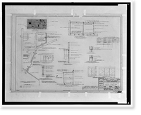 Historic Framed Print, March Air Force Base, Strategic Air Command, Combat Operations Center, 5220 Riverside Drive, Moreno Valley, Riverside County, CA - 10,  17-7/8" x 21-7/8"
