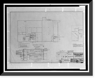 Historic Framed Print, March Air Force Base, Strategic Air Command, Combat Operations Center, 5220 Riverside Drive, Moreno Valley, Riverside County, CA - 11,  17-7/8" x 21-7/8"