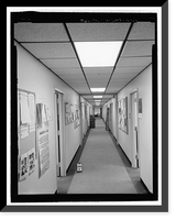 Historic Framed Print, March Air Force Base, Strategic Air Command, Combat Operations Center, 5220 Riverside Drive, Moreno Valley, Riverside County, CA - 12,  17-7/8" x 21-7/8"