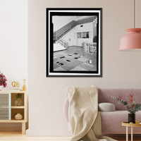 Historic Framed Print, March Air Force Base, Strategic Air Command, Combat Operations Center, 5220 Riverside Drive, Moreno Valley, Riverside County, CA - 17,  17-7/8" x 21-7/8"