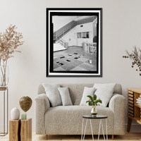 Historic Framed Print, March Air Force Base, Strategic Air Command, Combat Operations Center, 5220 Riverside Drive, Moreno Valley, Riverside County, CA - 17,  17-7/8" x 21-7/8"