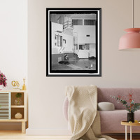 Historic Framed Print, March Air Force Base, Strategic Air Command, Combat Operations Center, 5220 Riverside Drive, Moreno Valley, Riverside County, CA - 20,  17-7/8" x 21-7/8"