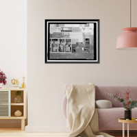 Historic Framed Print, March Air Force Base, Strategic Air Command, Combat Operations Center, 5220 Riverside Drive, Moreno Valley, Riverside County, CA - 22,  17-7/8" x 21-7/8"