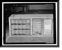 Historic Framed Print, March Air Force Base, Strategic Air Command, Combat Operations Center, 5220 Riverside Drive, Moreno Valley, Riverside County, CA - 24,  17-7/8" x 21-7/8"