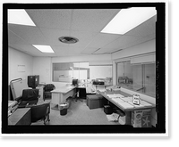 Historic Framed Print, March Air Force Base, Strategic Air Command, Combat Operations Center, 5220 Riverside Drive, Moreno Valley, Riverside County, CA - 27,  17-7/8" x 21-7/8"