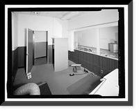 Historic Framed Print, March Air Force Base, Strategic Air Command, Combat Operations Center, 5220 Riverside Drive, Moreno Valley, Riverside County, CA - 28,  17-7/8" x 21-7/8"