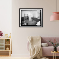 Historic Framed Print, March Air Force Base, Strategic Air Command, Combat Operations Center, 5220 Riverside Drive, Moreno Valley, Riverside County, CA - 28,  17-7/8" x 21-7/8"