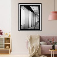 Historic Framed Print, March Air Force Base, Strategic Air Command, Combat Operations Center, 5220 Riverside Drive, Moreno Valley, Riverside County, CA - 37,  17-7/8" x 21-7/8"