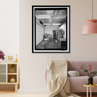 Historic Framed Print, March Air Force Base, Strategic Air Command, Combat Operations Center, 5220 Riverside Drive, Moreno Valley, Riverside County, CA - 38,  17-7/8" x 21-7/8"