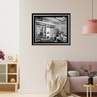 Historic Framed Print, March Air Force Base, Strategic Air Command, Combat Operations Center, 5220 Riverside Drive, Moreno Valley, Riverside County, CA - 41,  17-7/8" x 21-7/8"