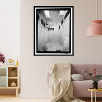 Historic Framed Print, March Air Force Base, Strategic Air Command, Combat Operations Center, 5220 Riverside Drive, Moreno Valley, Riverside County, CA - 46,  17-7/8" x 21-7/8"