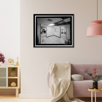 Historic Framed Print, March Air Force Base, Strategic Air Command, Combat Operations Center, 5220 Riverside Drive, Moreno Valley, Riverside County, CA - 47,  17-7/8" x 21-7/8"