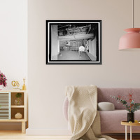 Historic Framed Print, March Air Force Base, Strategic Air Command, Combat Operations Center, 5220 Riverside Drive, Moreno Valley, Riverside County, CA - 52,  17-7/8" x 21-7/8"