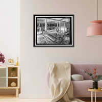 Historic Framed Print, March Air Force Base, Strategic Air Command, Utility Building, 5220 Riverside Drive, Moreno Valley, Riverside County, CA - 9,  17-7/8" x 21-7/8"