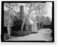 Historic Framed Print, Morris Landau House, 638 North Faring Road, Los Angeles, Los Angeles County, CA - 4,  17-7/8" x 21-7/8"