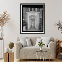 Historic Framed Print, Morris Landau House, 638 North Faring Road, Los Angeles, Los Angeles County, CA - 9,  17-7/8" x 21-7/8"