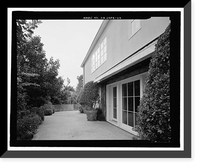 Historic Framed Print, Morris Landau House, 638 North Faring Road, Los Angeles, Los Angeles County, CA - 22,  17-7/8" x 21-7/8"