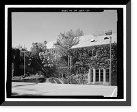 Historic Framed Print, Morris Landau House, 638 North Faring Road, Los Angeles, Los Angeles County, CA - 25,  17-7/8" x 21-7/8"