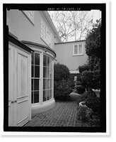 Historic Framed Print, Morris Landau House, 638 North Faring Road, Los Angeles, Los Angeles County, CA - 28,  17-7/8" x 21-7/8"