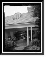 Historic Framed Print, Morris Landau House, 638 North Faring Road, Los Angeles, Los Angeles County, CA - 29,  17-7/8" x 21-7/8"