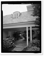 Historic Framed Print, Morris Landau House, 638 North Faring Road, Los Angeles, Los Angeles County, CA - 29,  17-7/8" x 21-7/8"