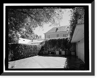 Historic Framed Print, Morris Landau House, 638 North Faring Road, Los Angeles, Los Angeles County, CA - 31,  17-7/8" x 21-7/8"